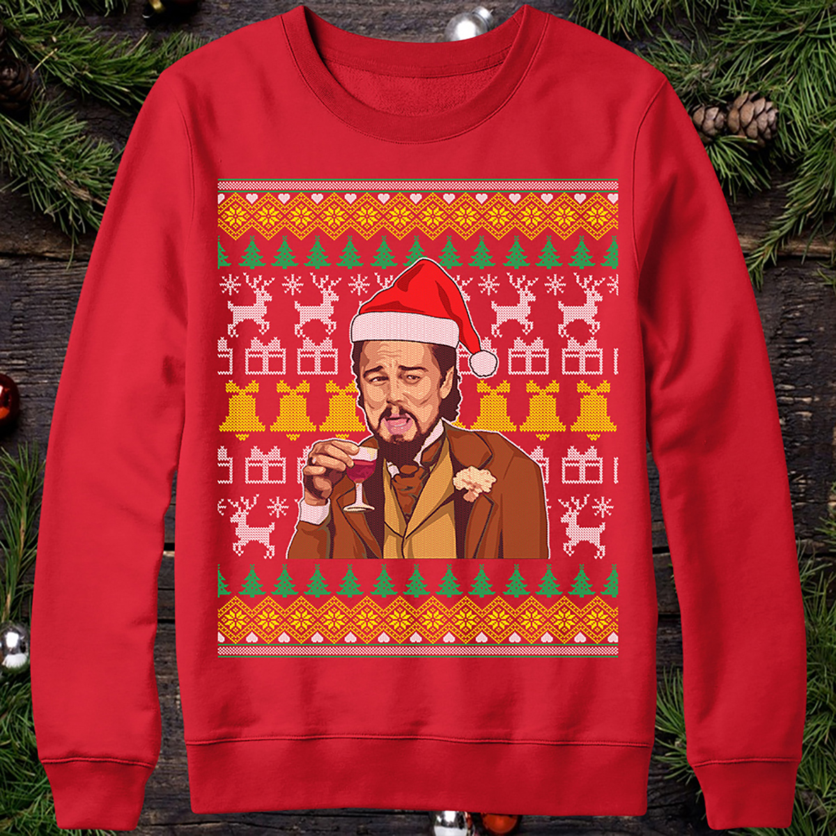 Leonardo Dicaprio Christmas Meme Sweatshirt Hoodie Leonardo Dicaprio Christmas Meme Sweatshirt Hoodie