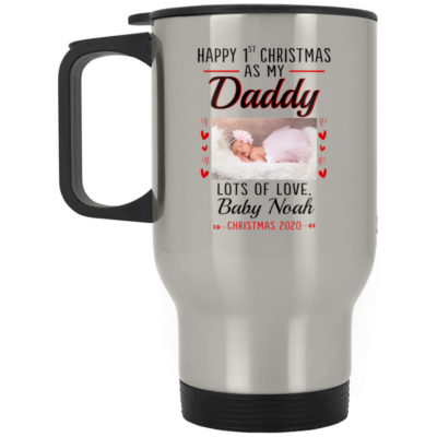 14 oz. Silver Travel Mug