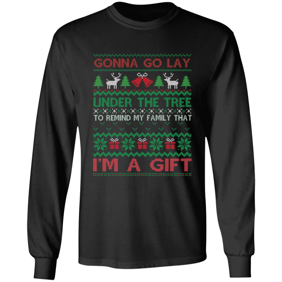Gonna Go Lay Under The Tree Hoodie, Black, Long Sleeve Gonna Go Lay Under The Tree Hoodie, Black, Long Sleeve