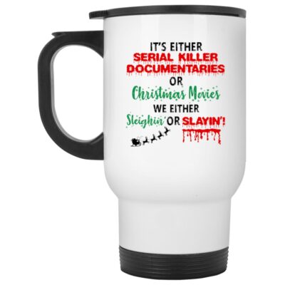 14 oz. White Travel Mug