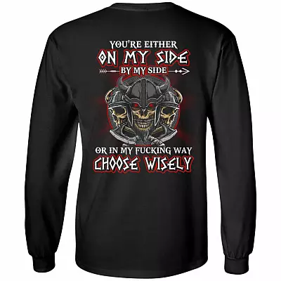You're Either On My Side, Black, Long Sleeve