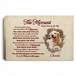 Personalized Photo The Moment Poster, White, 0.75'' Framed Canvas