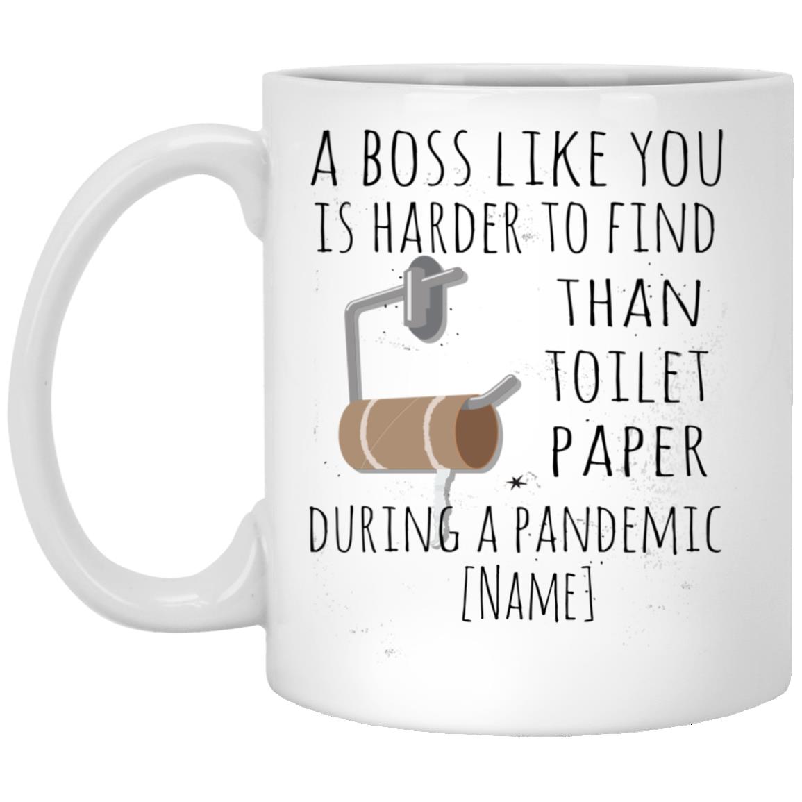 Personalized A Boss Like You Is Harder, White, 11 oz. White Mug