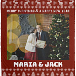 Personalized Custom Photo Christmas Blanket, White, Cozy Plush Fleece Blanket - 50x60 Personalized Custom Photo Christmas Blanket, White, Cozy Plush Fleece Blanket - 50x60