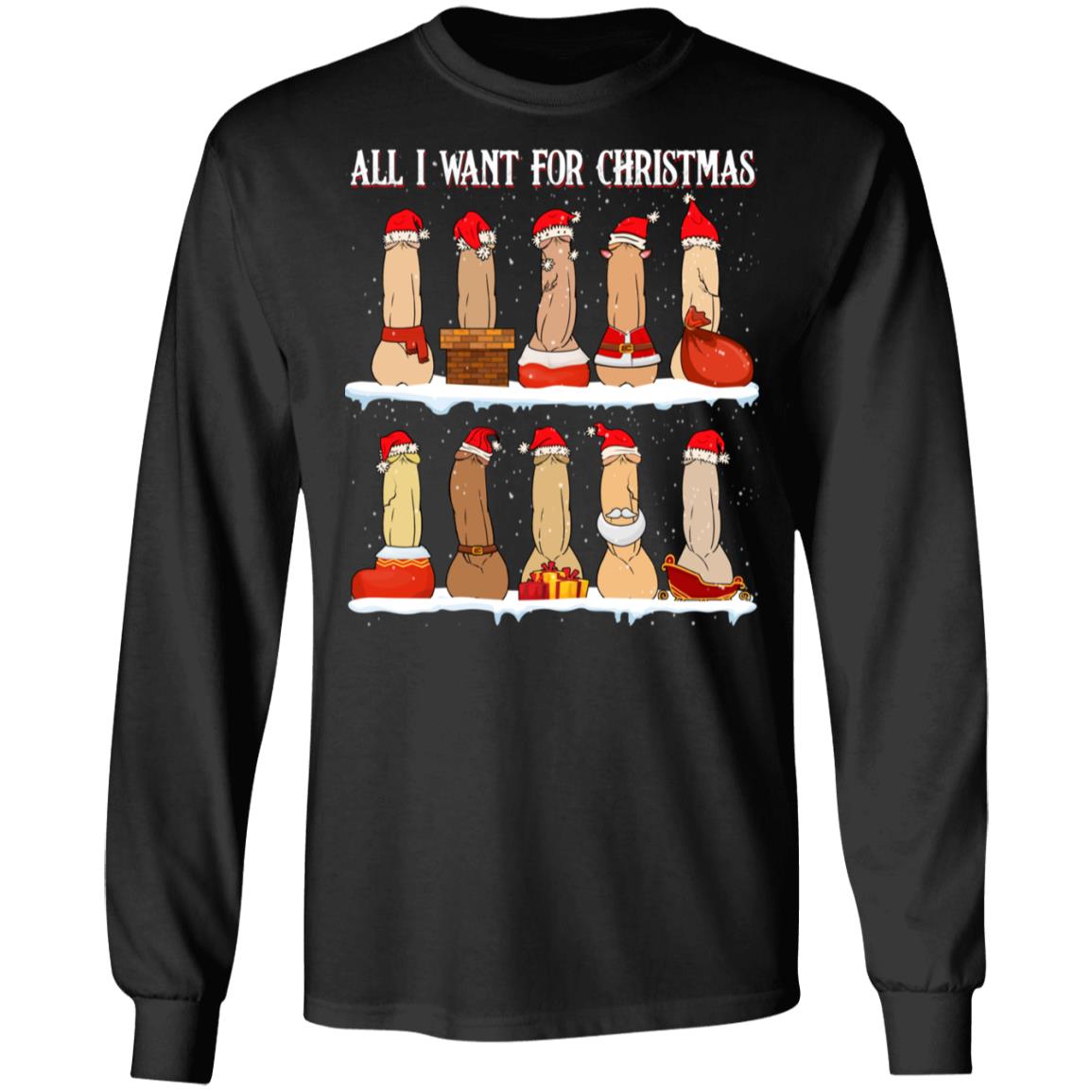Adult Humor Naughty, Black, Long Sleeve Adult Humor Naughty, Black, Long Sleeve