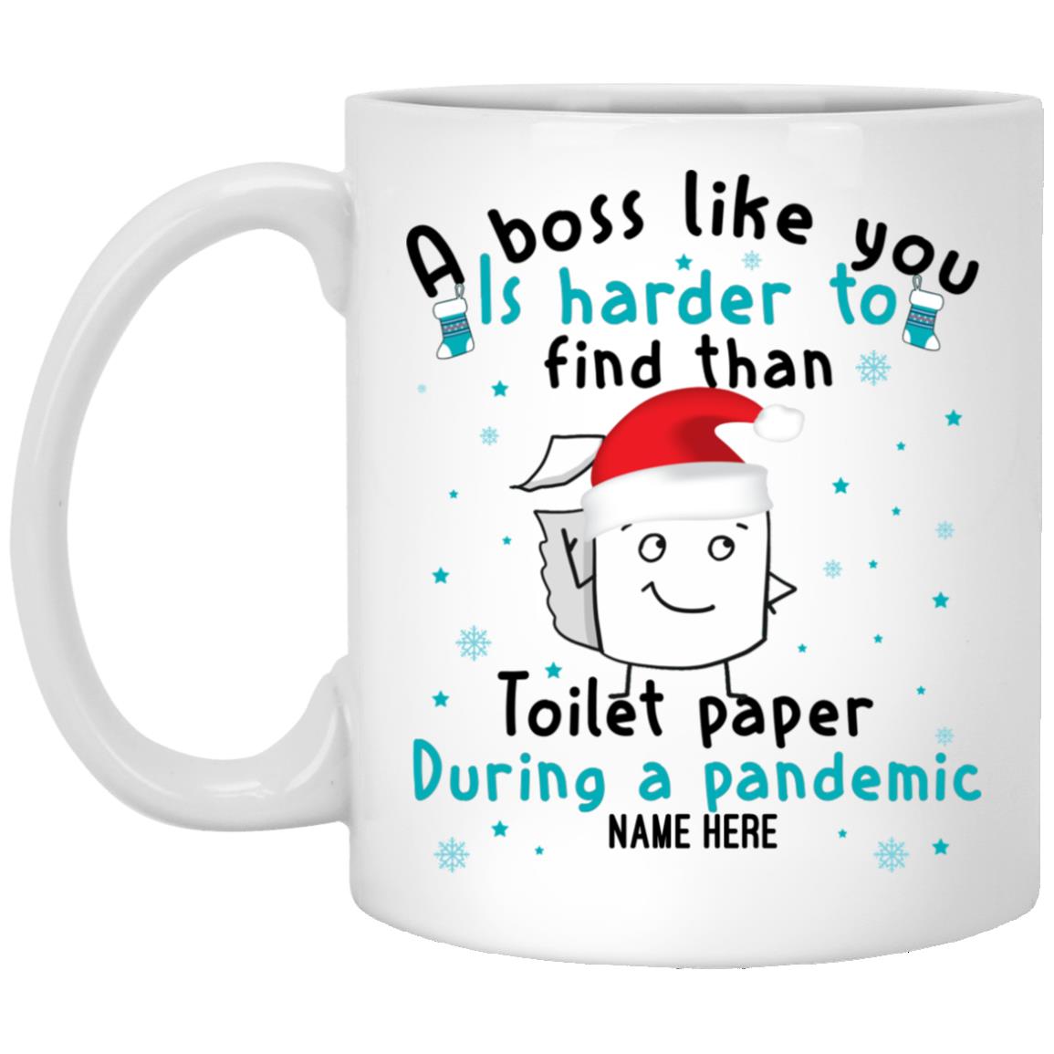 Personalized a Boss Like You Mug, White, 11 oz. White Mug
