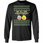 Xmas Bea Hoodie, Black, Long Sleeve