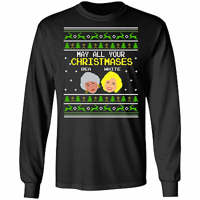 Xmas Bea Hoodie, Black, Long Sleeve