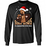 "Leonardo Dicaprio Sure Boris Sweater, Black, Long Sleeve