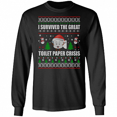 I Survived Hoodie, Black, Long Sleeve