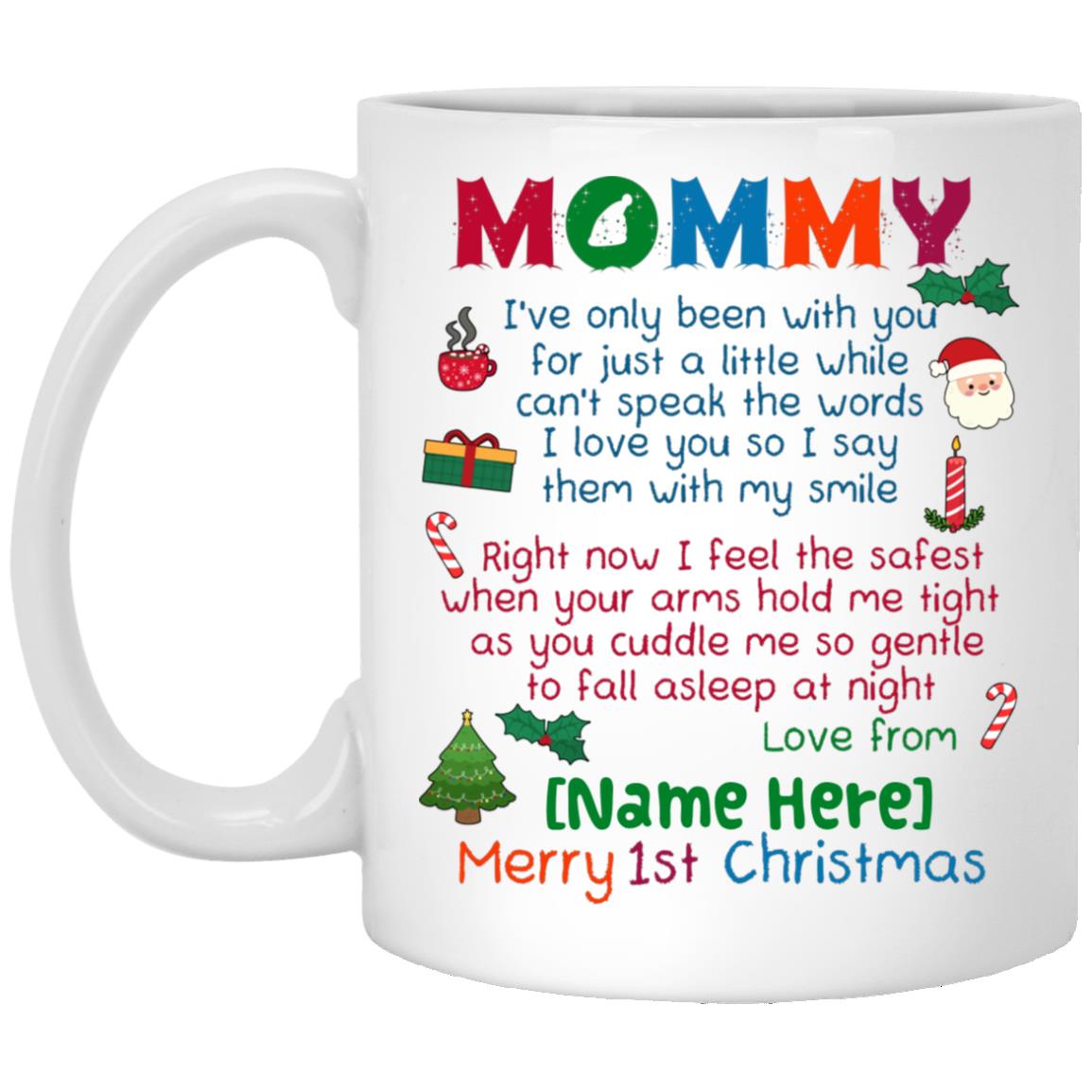 Personalized Mommy I've Only Been, White, 11 oz. White Mug