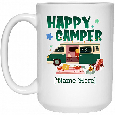 15 oz. White Mug