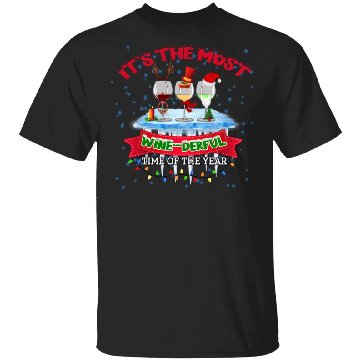 Winederful Shirt, Black, Unisex T-Shirt