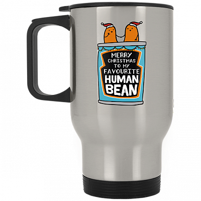 14 oz. Silver Travel Mug