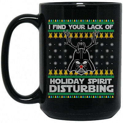 15 oz. Black Mug