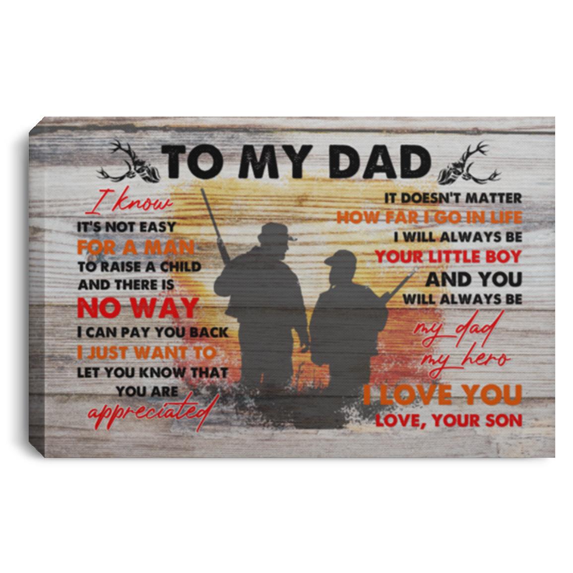 From Son to Canvas, White, 0.75'' Framed Canvas