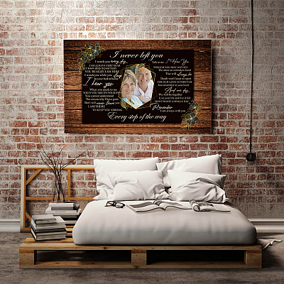 Alternative view of Personalized Photo I Never Left You I Watch You Every Day Memorial Gift Framed Canvas Prints - Unframed Poster