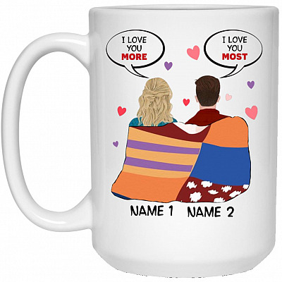 15 oz. White Mug