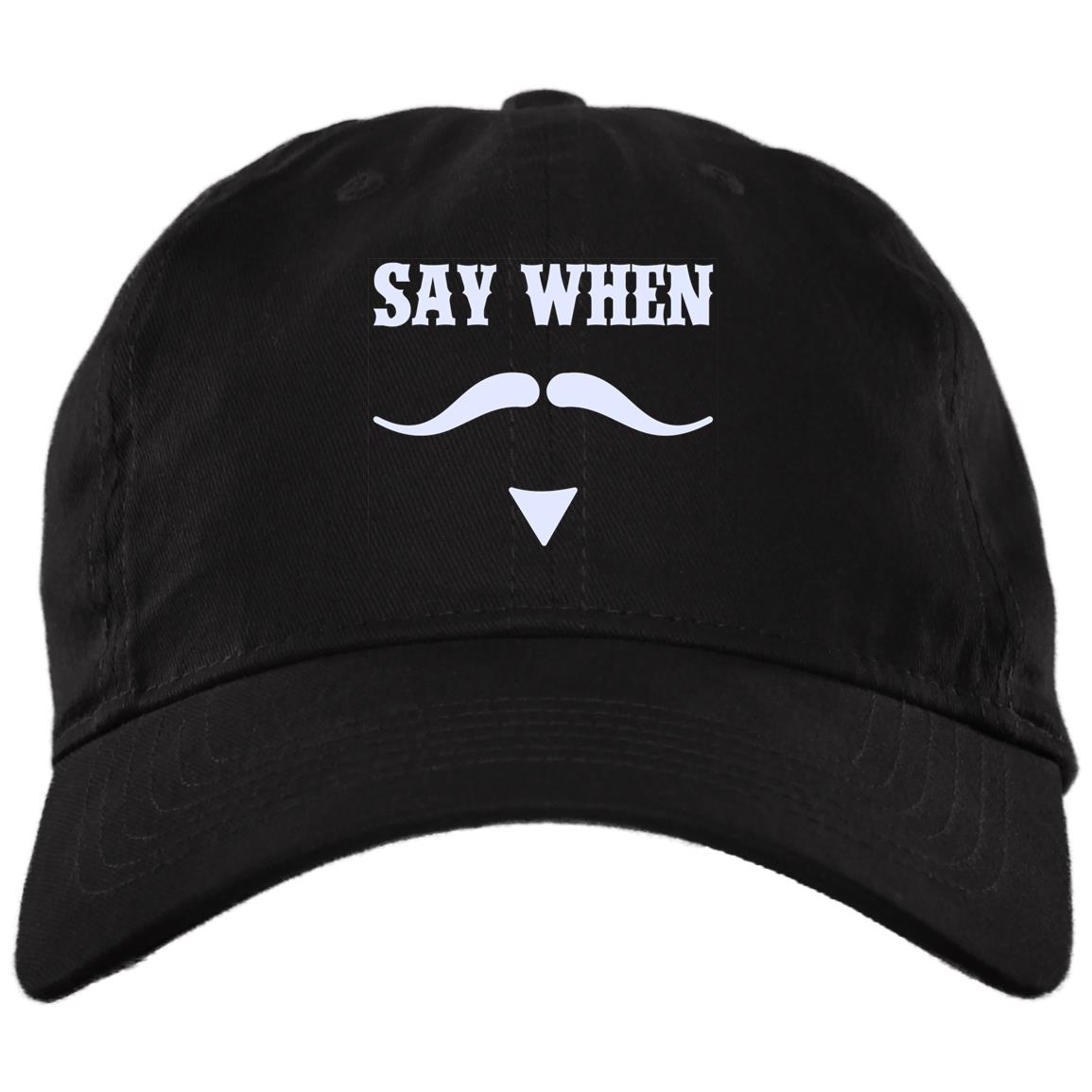 Doc Hat, Black, Brushed Twill Dad Cap Doc Hat, Black, Brushed Twill Dad Cap