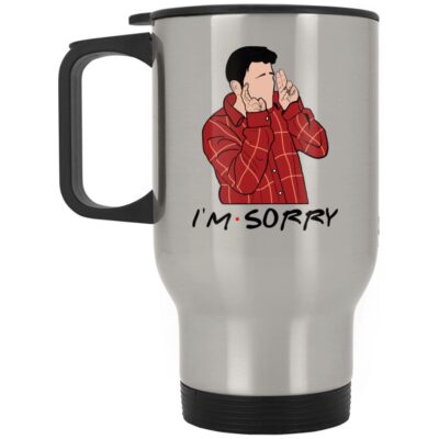 14 oz. Silver Travel Mug