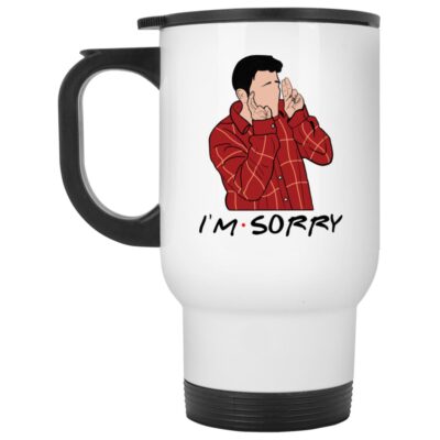 14 oz. White Travel Mug