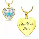 I'm Not A Widow I'm A Wife To A Husband With Dragonfly Wings Heart Necklace - In Memory Of Husband Necklace - Heart Luxury Necklace (Gold Plated) I'm Not A Widow I'm A Wife To A Husband With Dragonfly Wings Heart Necklace - In Memory Of Husband Necklace - Heart Luxury Necklace (Gold Plated)
