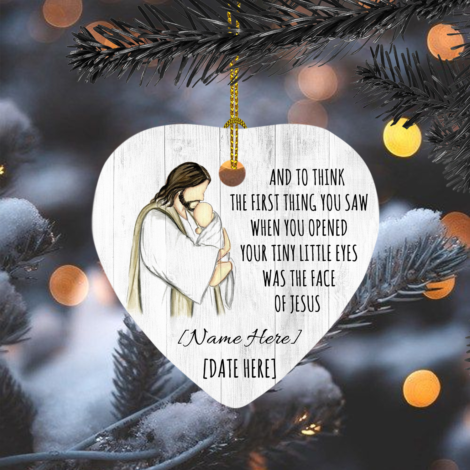 christmas ornament for stillborn baby
