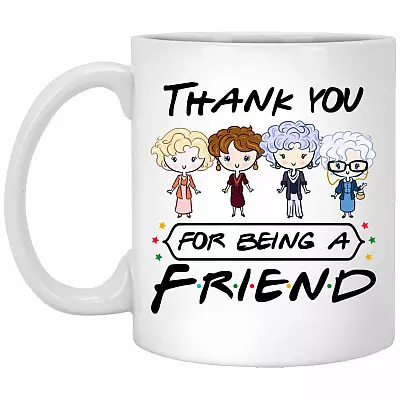 Friend Mug, White, 11 oz. White Mug