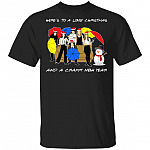 Here's To A Lousy Christmas, Black, Unisex T-Shirt