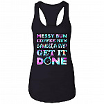 Get It Done Cotton Tank Top, Black, Ladies Racerback Tank Get It Done Cotton Tank Top, Black, Ladies Racerback Tank