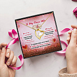 5Th. Missing Piece.futurewife Forever Love Necklace (Gold) 5
