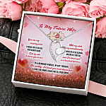 5Th. Missing Piece.futurewife Forever Love Necklace (Silver) 4