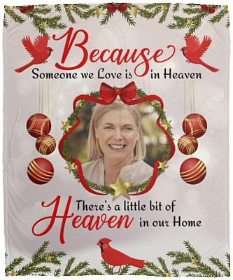 Personalized Custom Photo Blanket, White, Cozy Plush Fleece Blanket - 50x60
