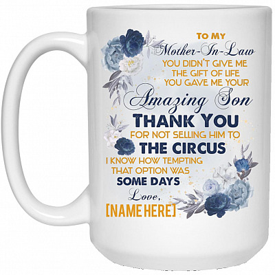 15 oz. White Mug