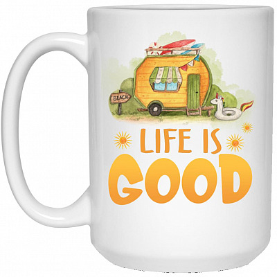 15 oz. White Mug