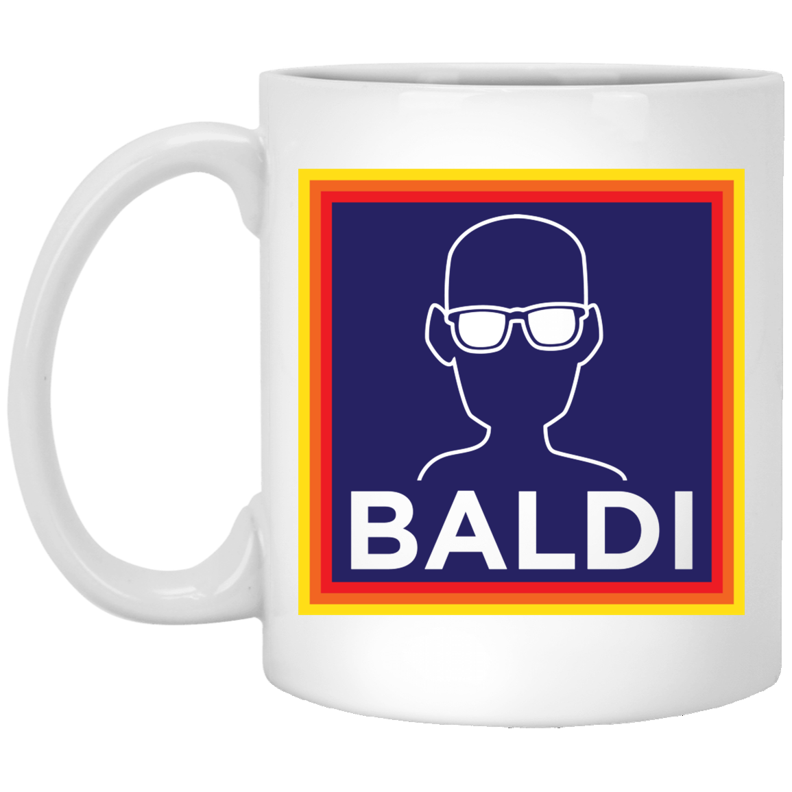 Bald Dad Ceramic Coffee Mug - Beer Stein - Water Bottle - Color Changing Mug, White, 11 oz. White Mug