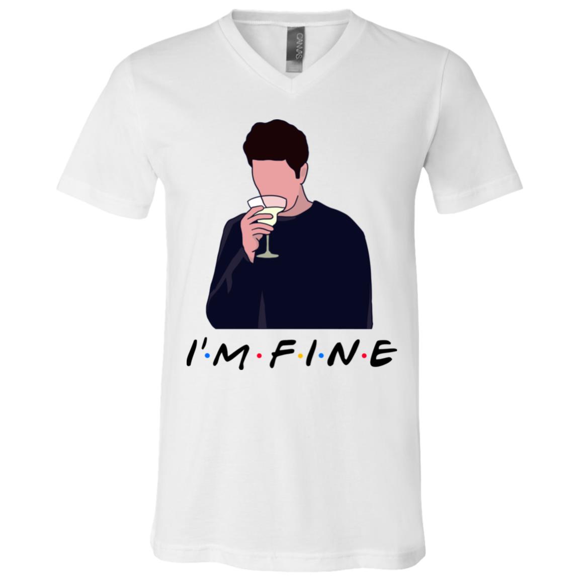 Friends Lovers Gift Shirt, White, V-Neck T-Shirt