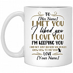 Personalized Cat Mug, White, 11 oz. White Mug Personalized Cat Mug, White, 11 oz. White Mug