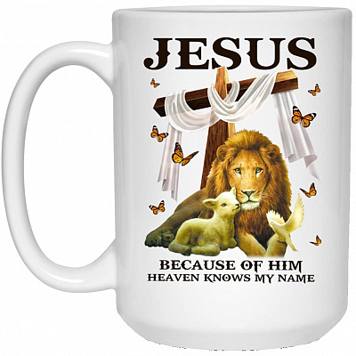 15 oz. White Mug