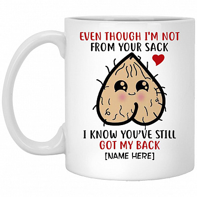 Personalized Even Though, White, 11 oz. White Mug