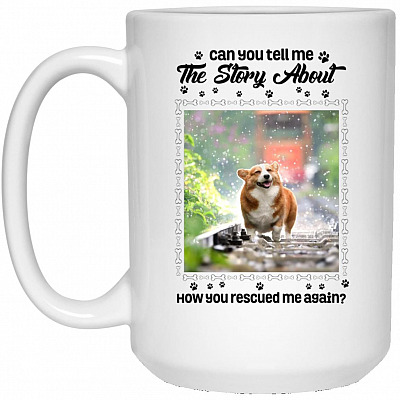 15 oz. White Mug