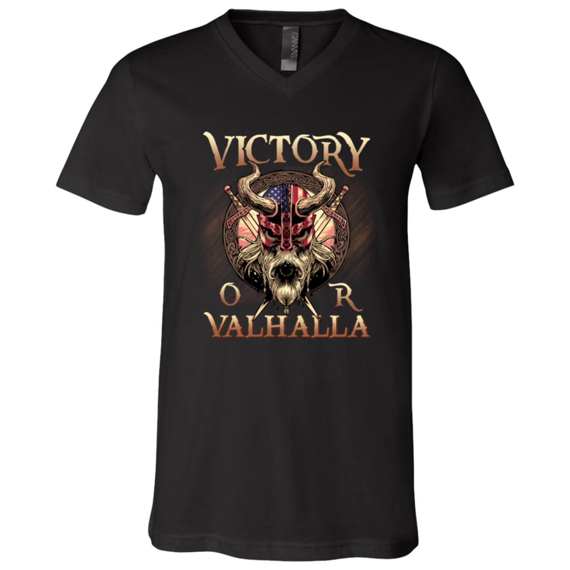 Viking Norse T-shirts, Black, V-Neck T-Shirt