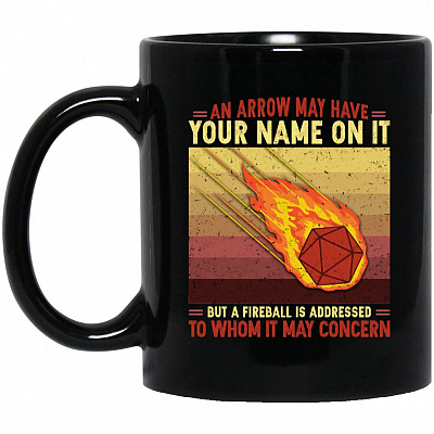 11 oz. Black Mug