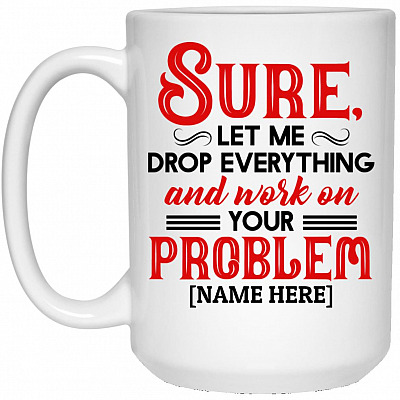 15 oz. White Mug