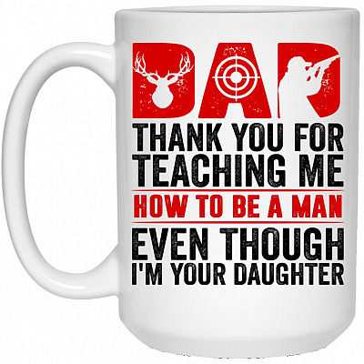 15 oz. White Mug