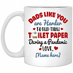 Personalized Dads Like You Are Harder, White, 11 oz. White Mug