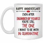 Personalized Anniversary Years, White, 11 oz. White Mug