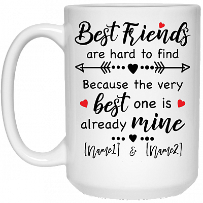 15 oz. White Mug