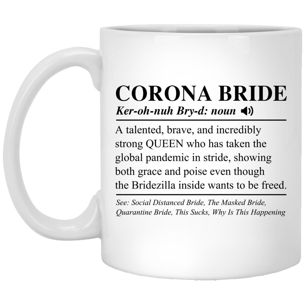 Bride Mug, White, 11 oz. White Mug