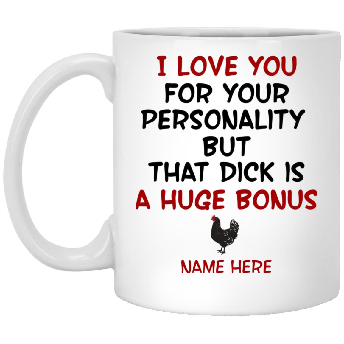 Personalized Huge Mug, White, 11 oz. White Mug